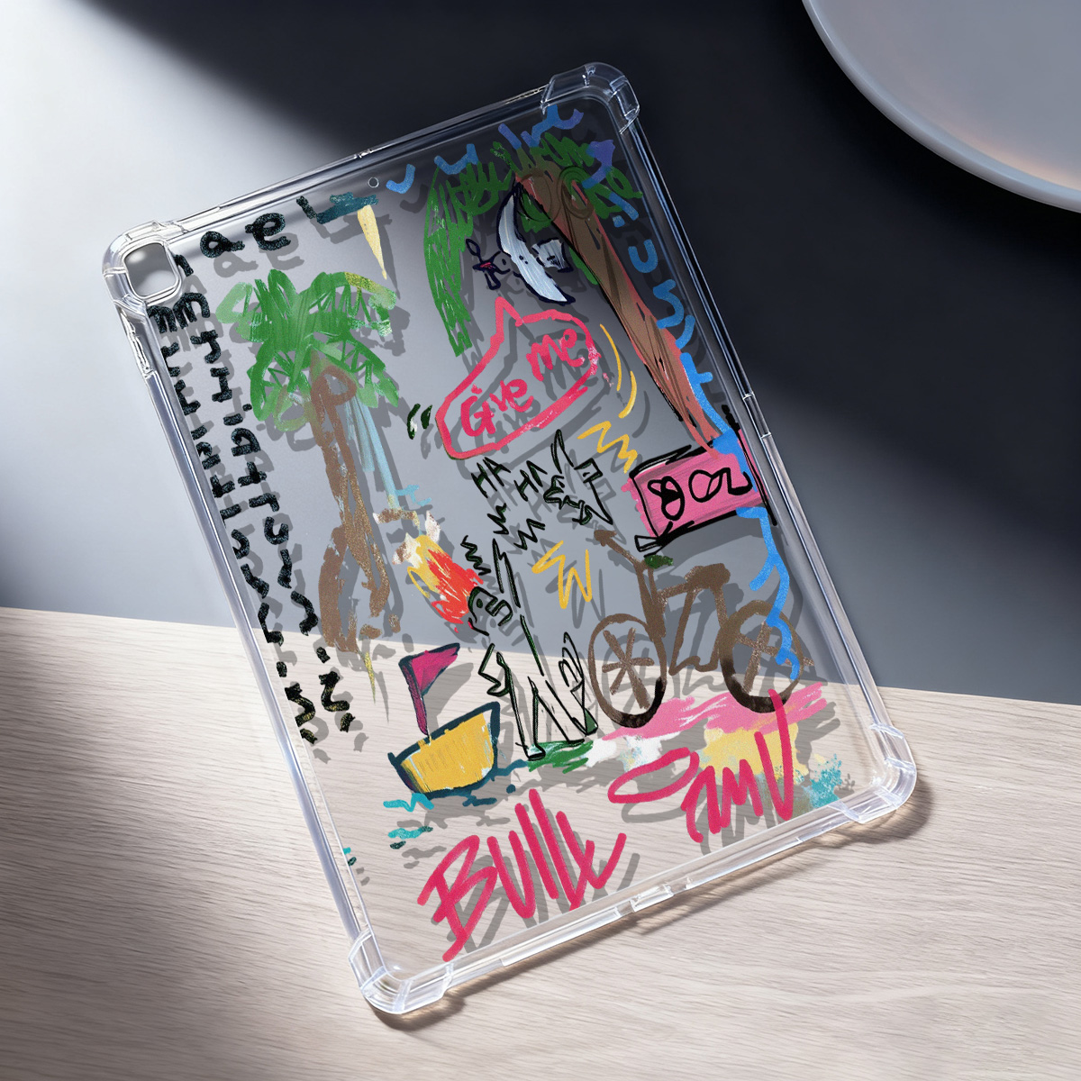 Street Fashion Graffiti - Crystal Clear Tablet Case for Samsung