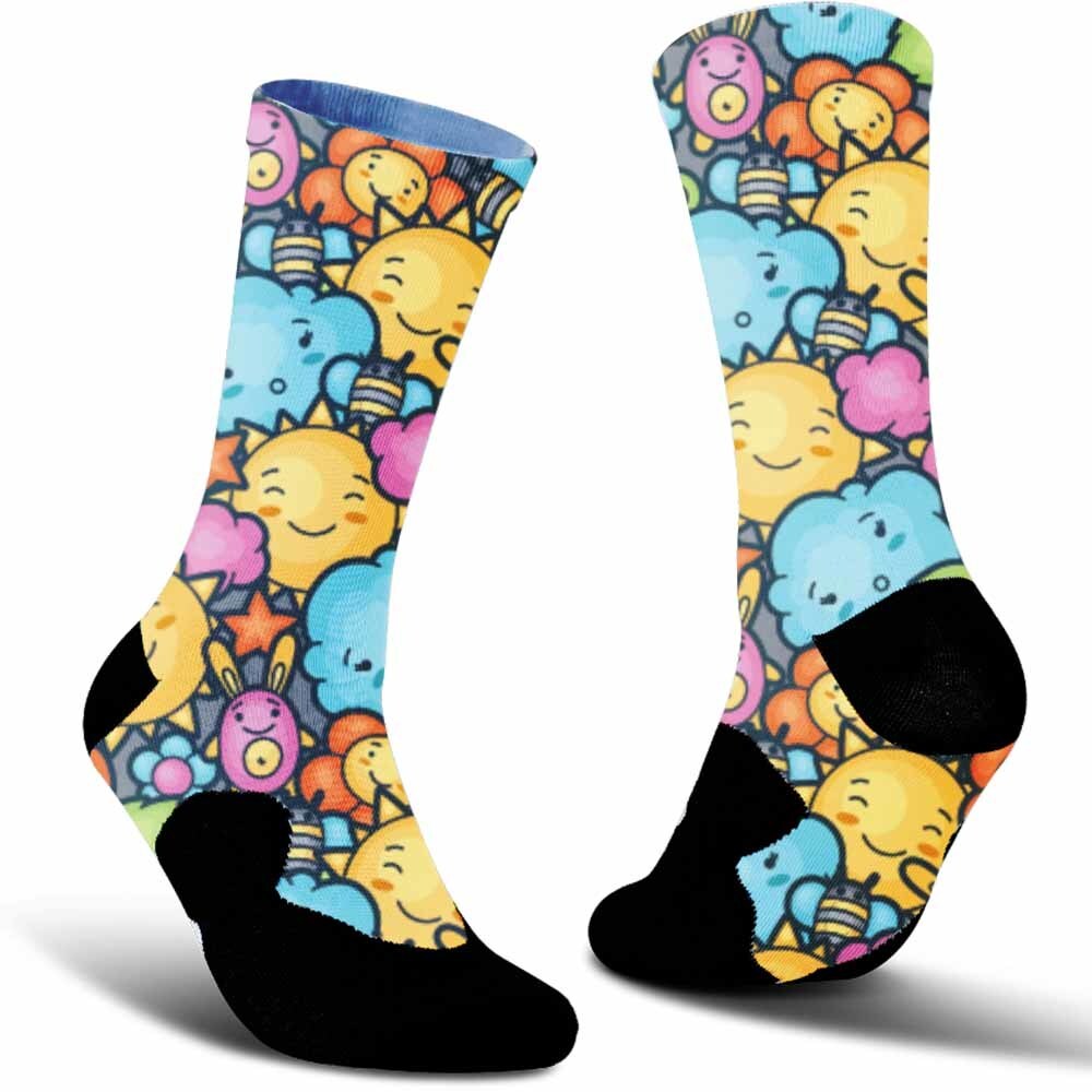 Street Fashion Graffiti - Reject uniformity! Personalized printed cycling socks,