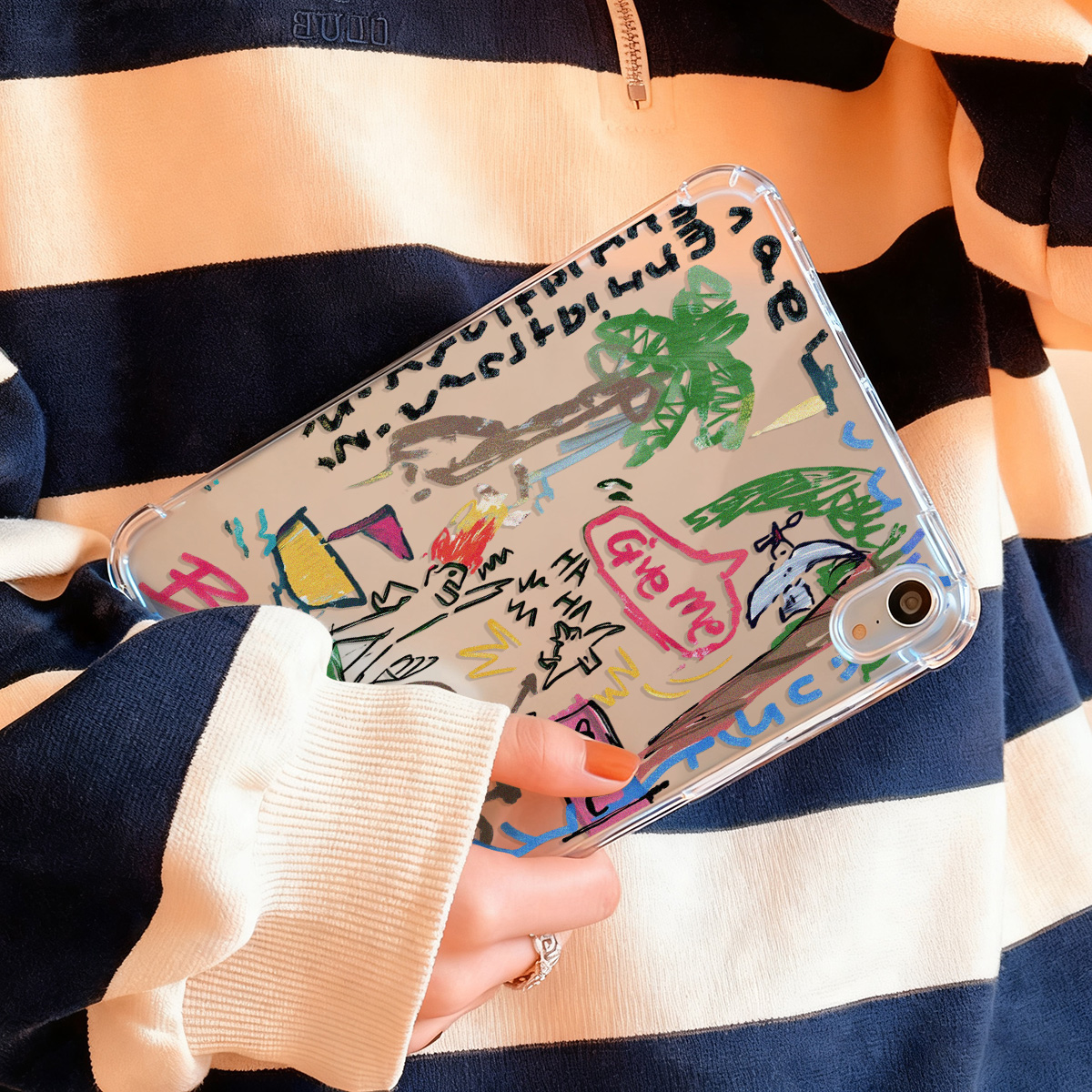 Crystal Clear Tablet Case for  – Street Fashion Graffiti recenzja i cena