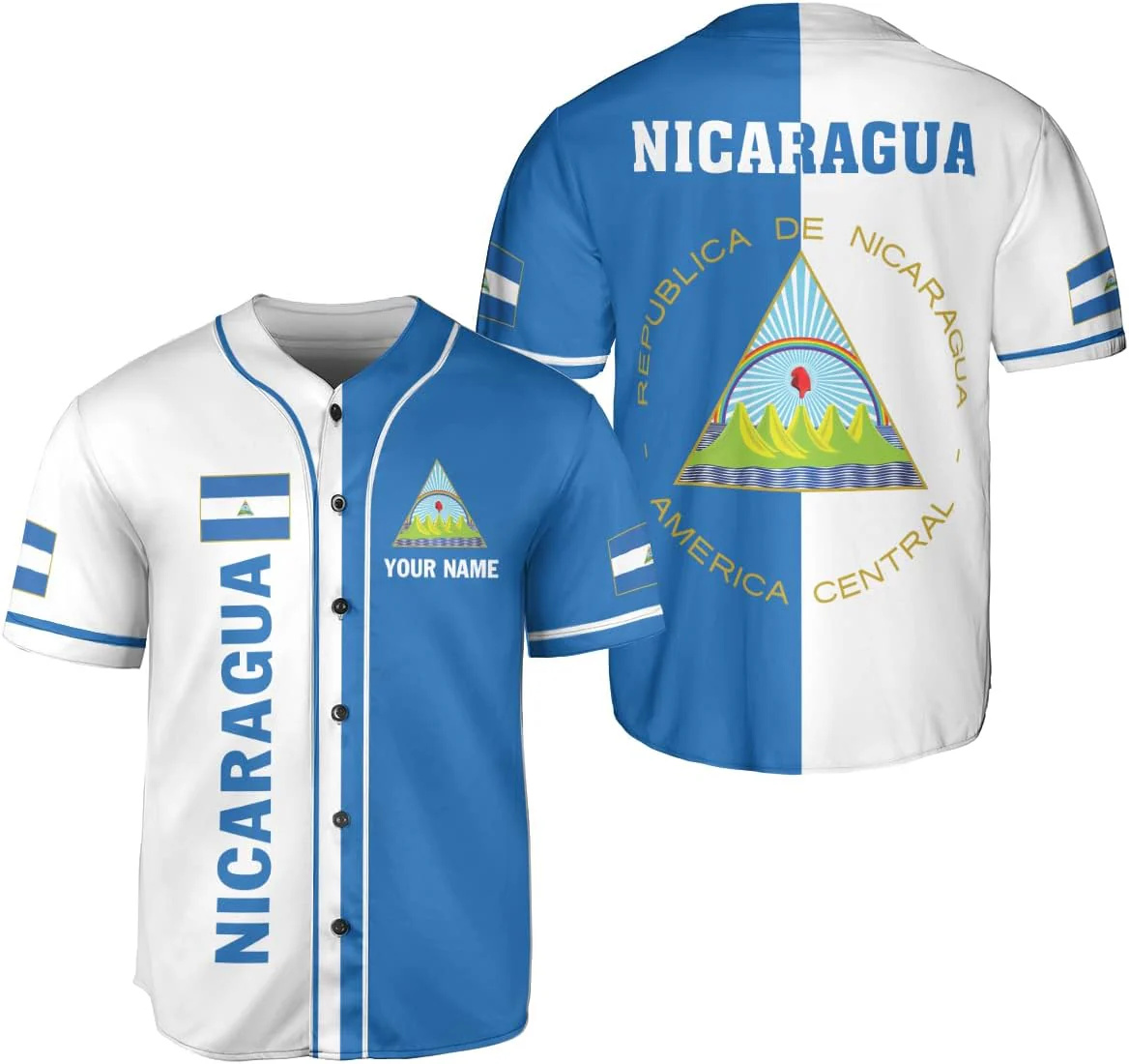 Personalized Name Nicaragua De – Street Fashion Jersey recenzja i cena
