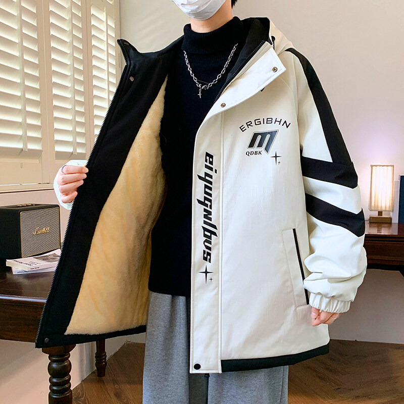 Fashion Men's Fleece Thick War – Street Fashion Youth recenzja i cena