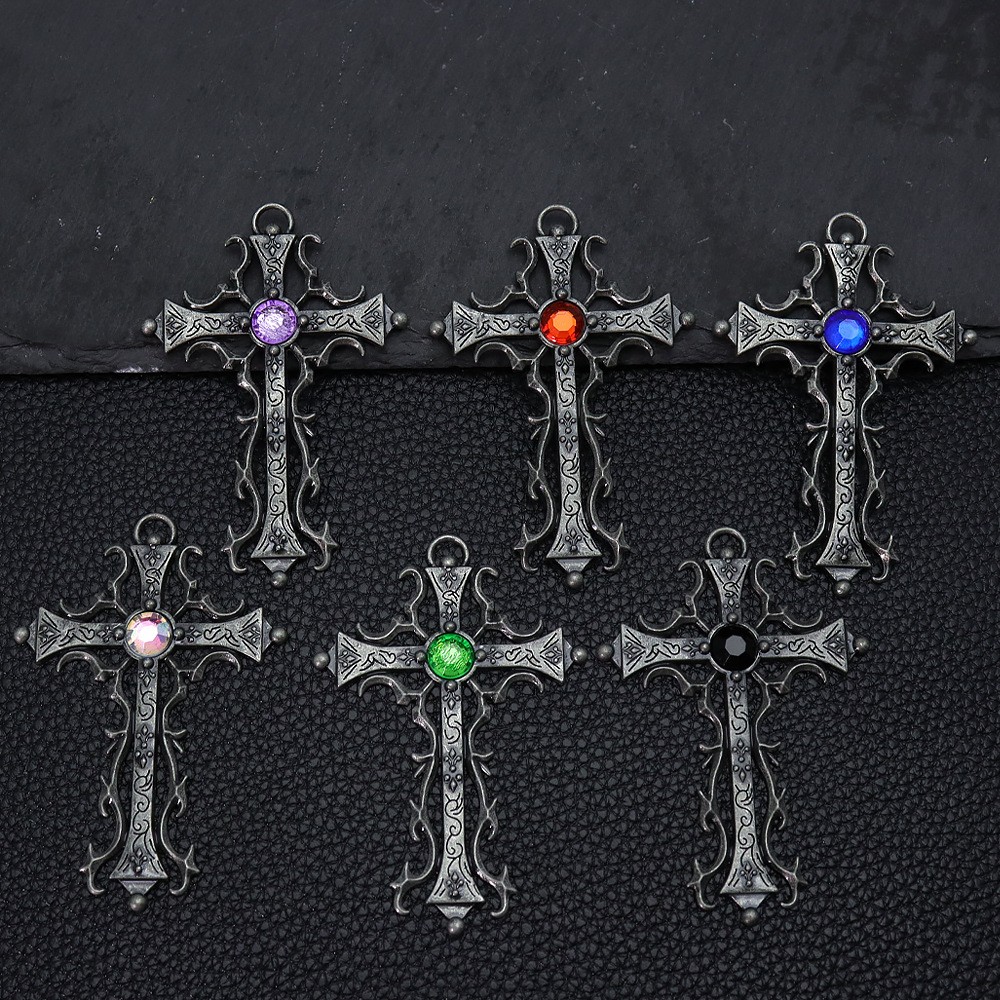 2 pieces of retro punk hollow  – Street Fashion Necklace recenzja i cena