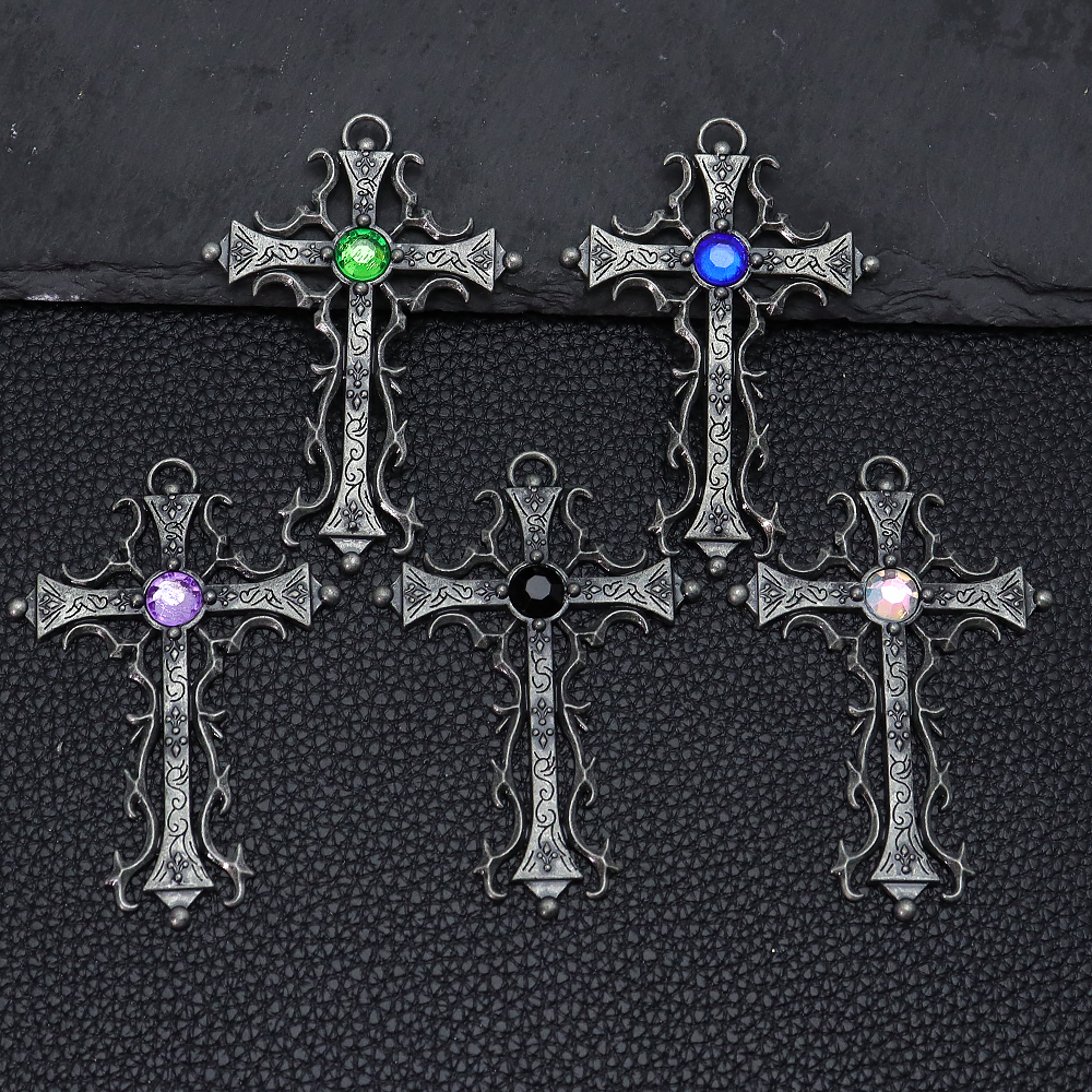 2 pieces of retro punk hollow  – Street Fashion Necklace recenzja i cena