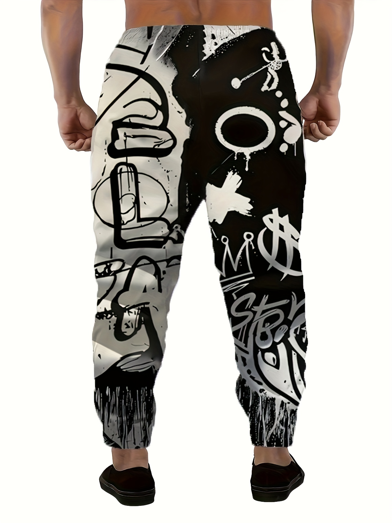 New Men's Fashion Autumn Lette – Street Fashion Graffiti recenzja i cena