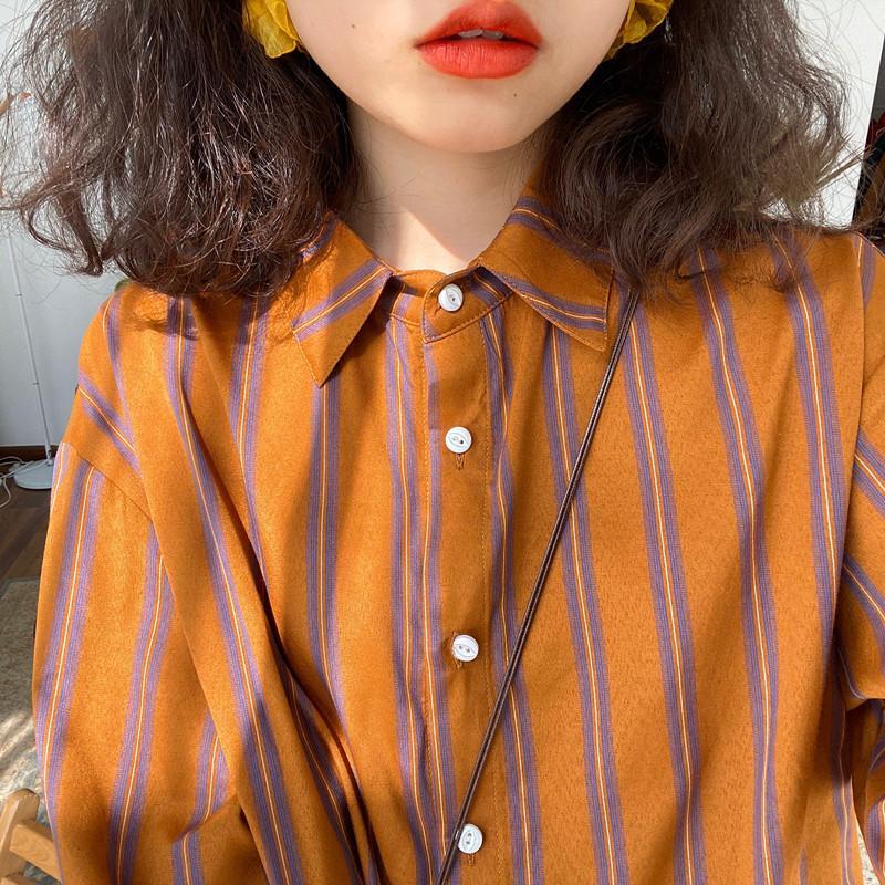 Spring New Striped Loose Casua – Street Fashion Youth recenzja i cena