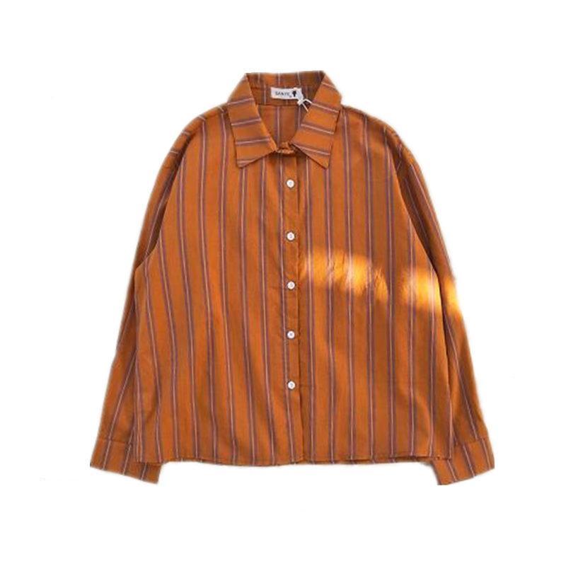 Spring New Striped Loose Casua – Street Fashion Youth recenzja i cena