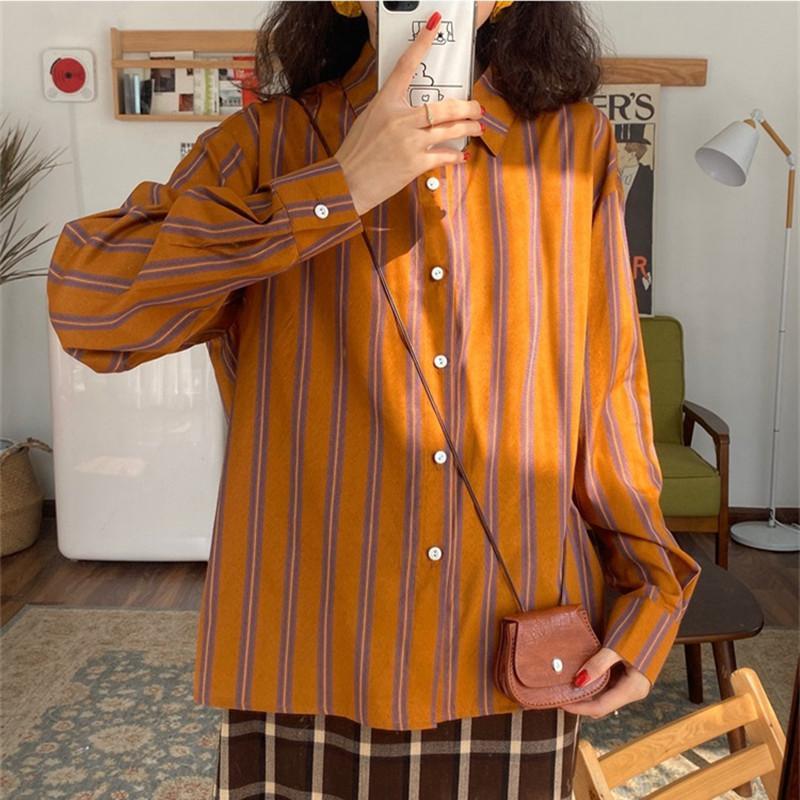 Spring New Striped Loose Casua – Street Fashion Youth recenzja i cena