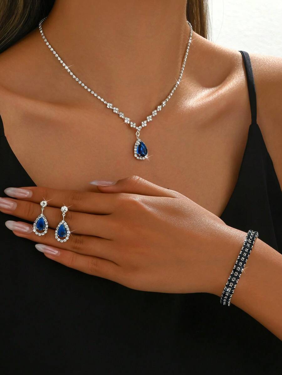 4pcs/Set BohemianBridal Jewelr – Street Fashion Necklace recenzja i cena