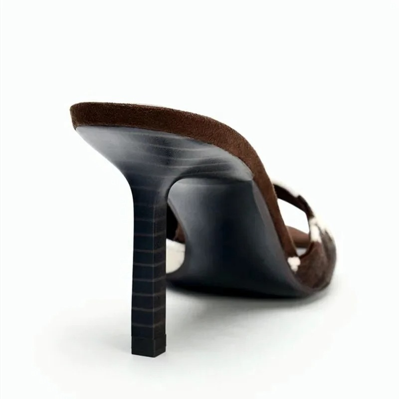 High Quality Suede Thin Heeled – Street Fashion Graffiti recenzja i cena