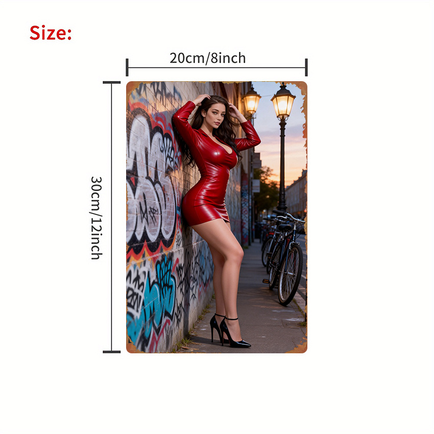2D Flat Metal Sign - Fashion S – Street Fashion Graffiti recenzja i cena