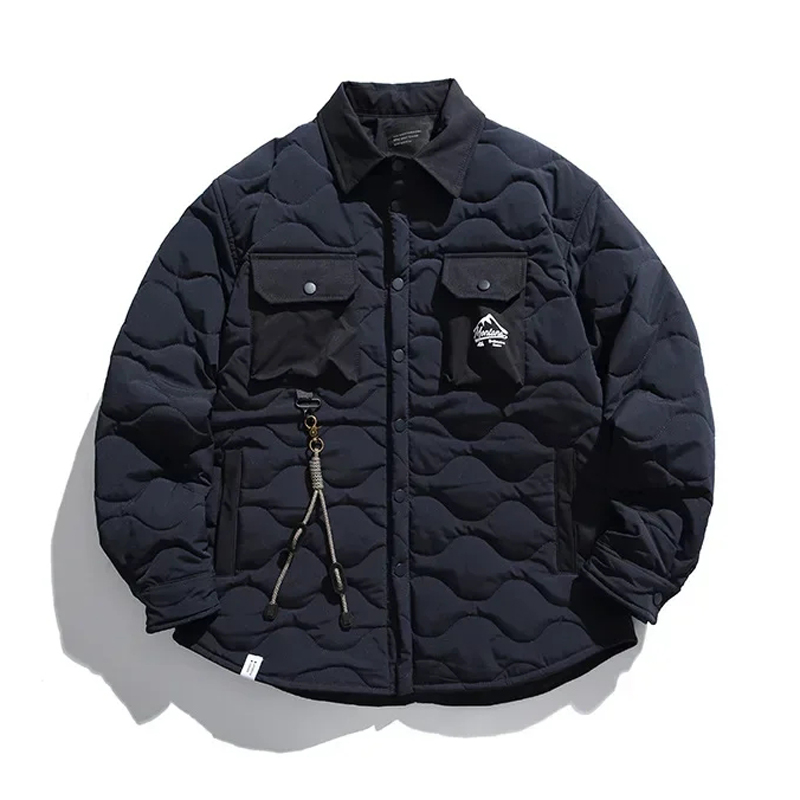 Vintage Cotton Jacket Men's Wi – Street Fashion Erkek recenzja i cena