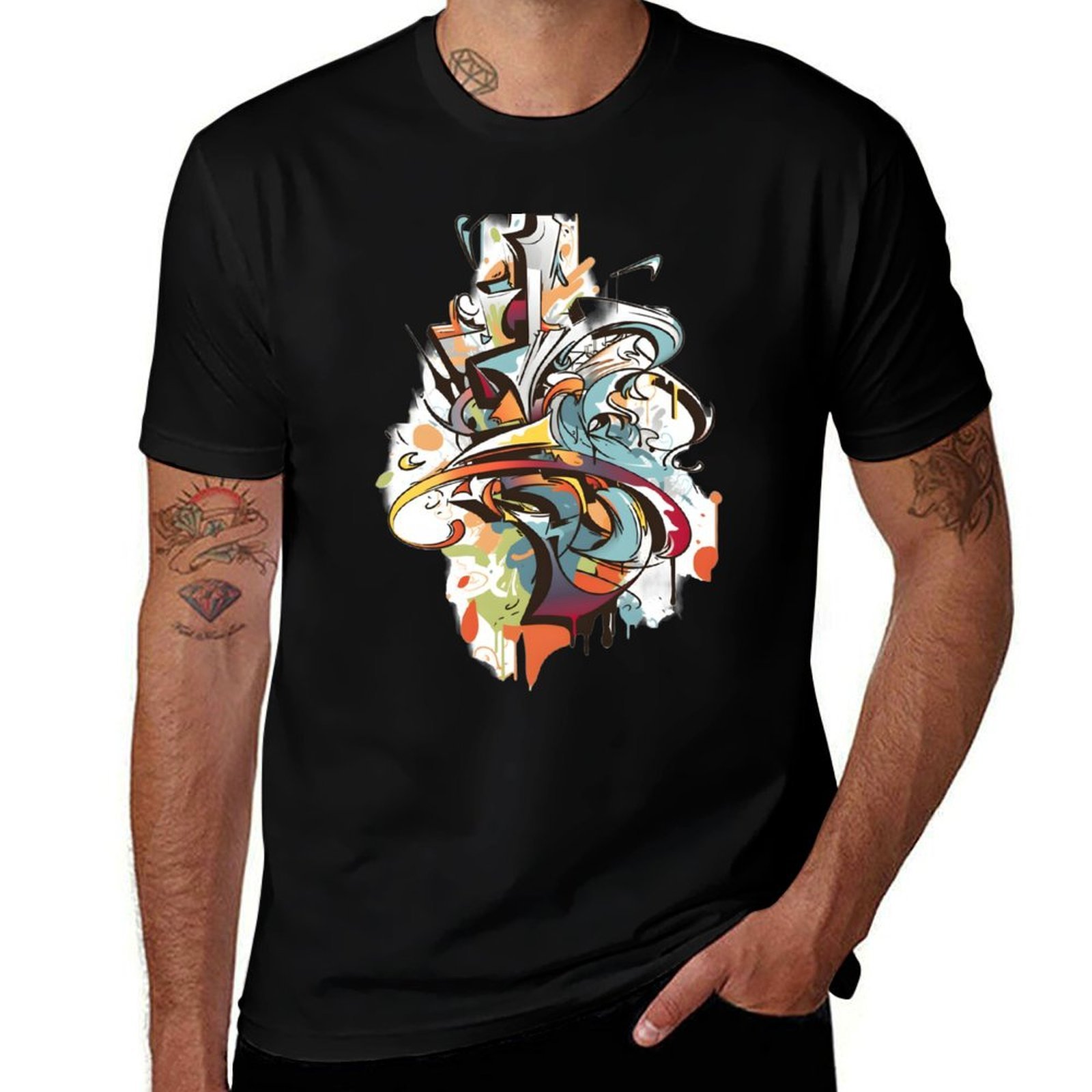 Abstract graffiti street art T – Street Fashion Graffiti recenzja i cena