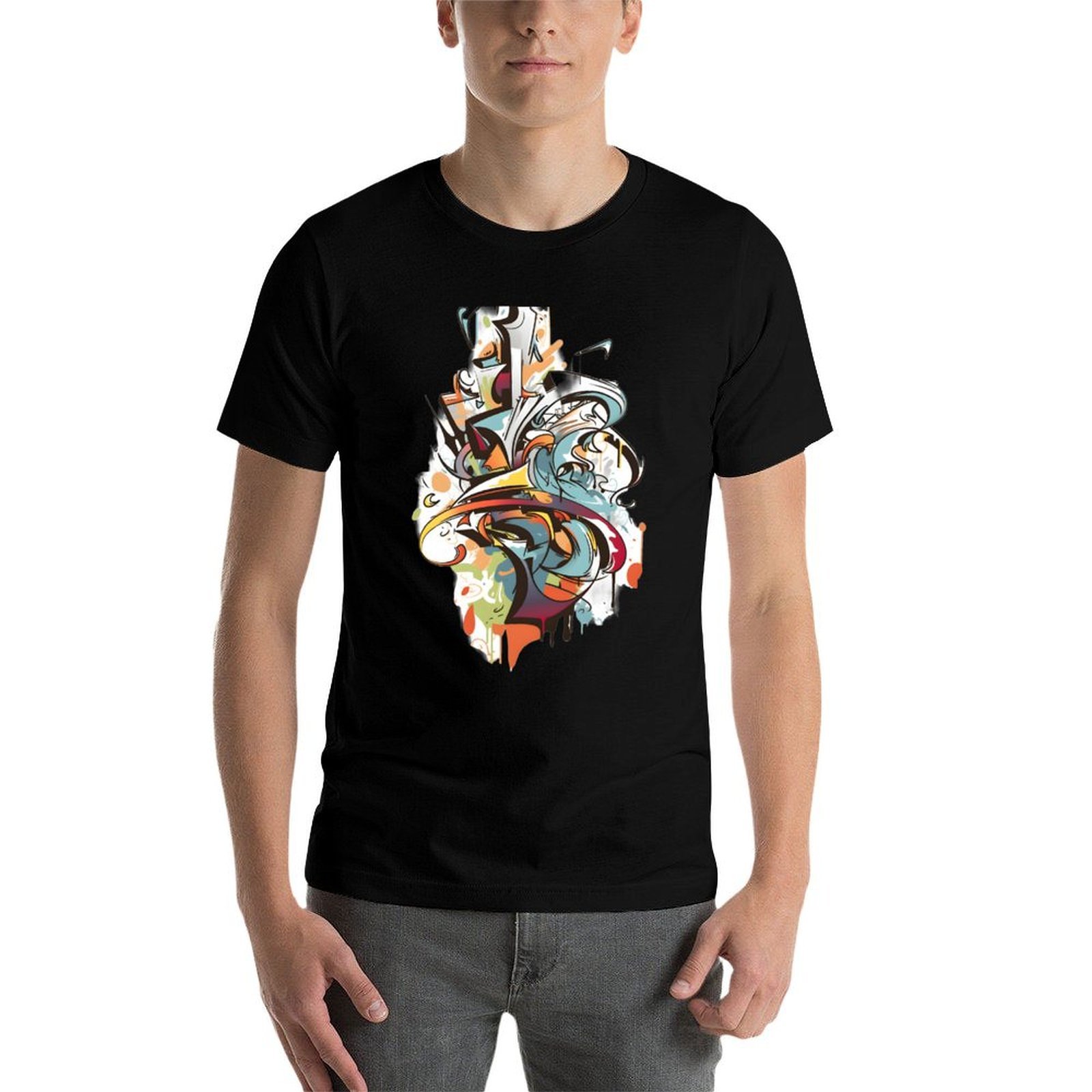 Abstract graffiti street art T – Street Fashion Graffiti recenzja i cena