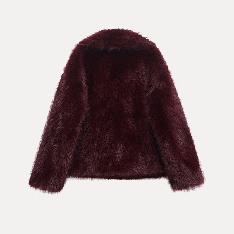 Spring 2025 Women's Faux Fur E – Street Fashion Youth recenzja i cena