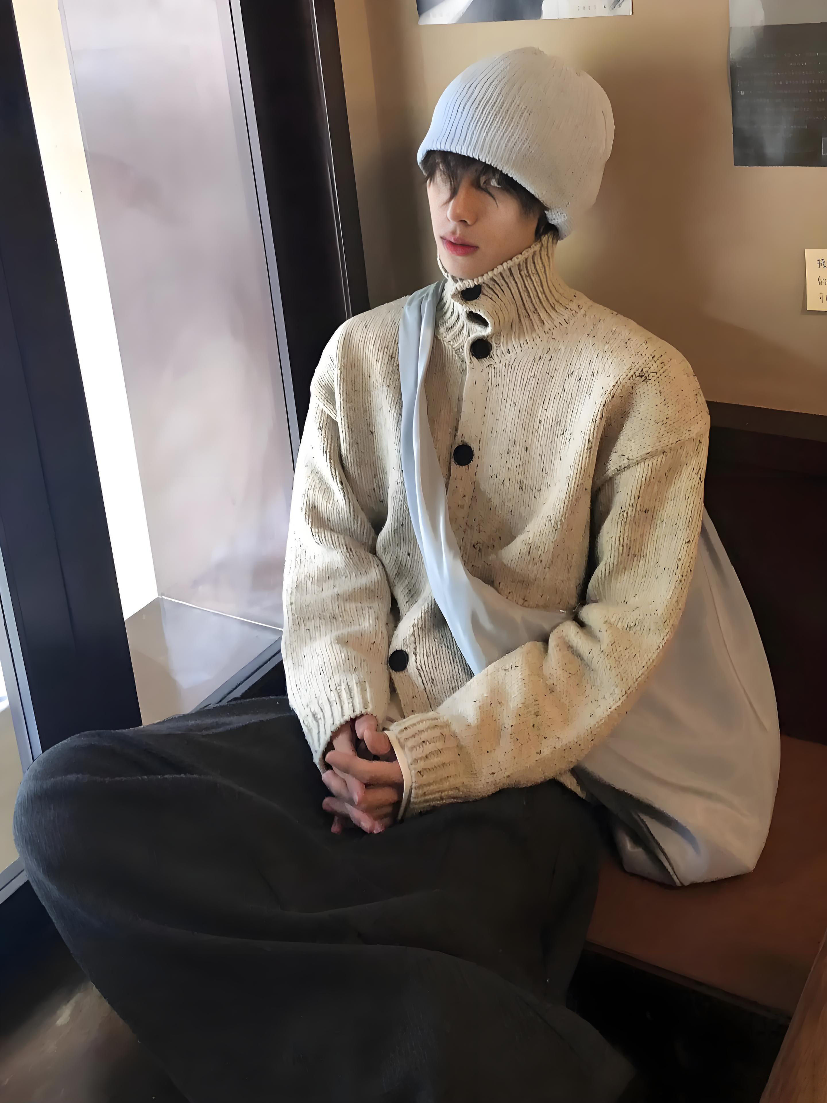 Fur Collar Pullovers Blancos M – Street Fashion Youth recenzja i cena