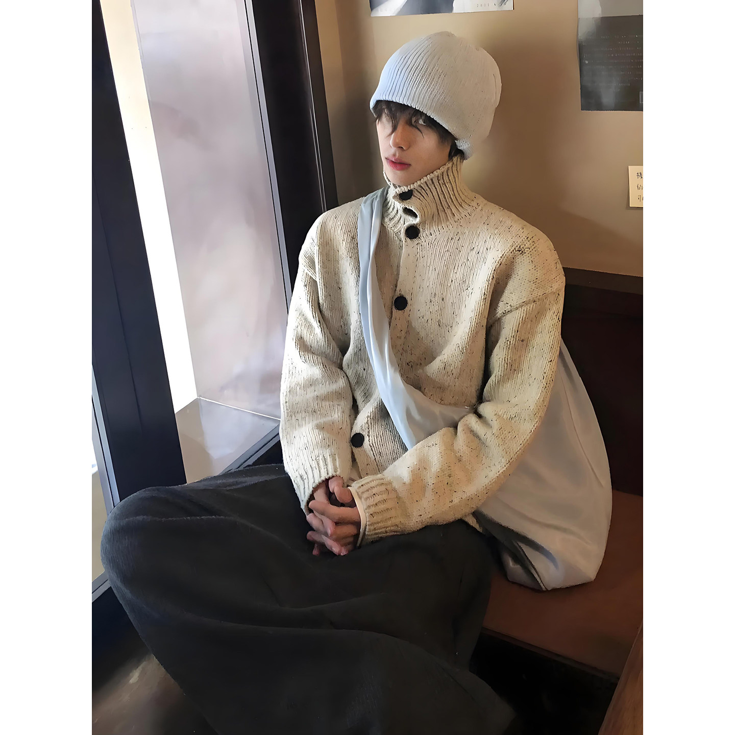 Fur Collar Pullovers Blancos M – Street Fashion Youth recenzja i cena