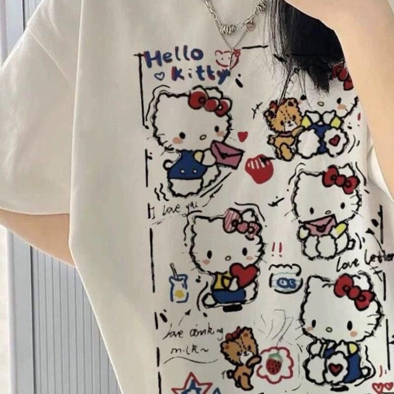 Short-Sleeved Summer Hello Kit – Street Fashion Jersey recenzja i cena