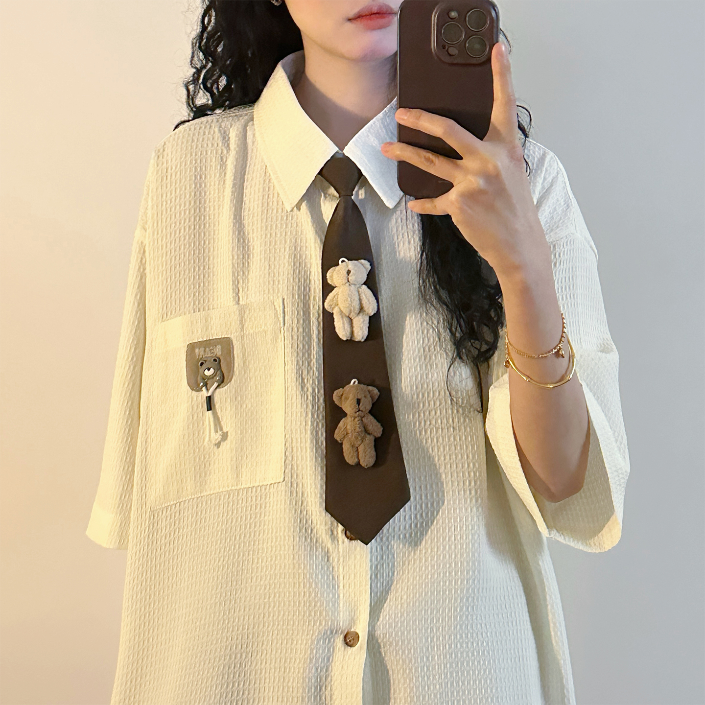 Street Style Loose Fit Bear Ti – Street Fashion Youth recenzja i cena