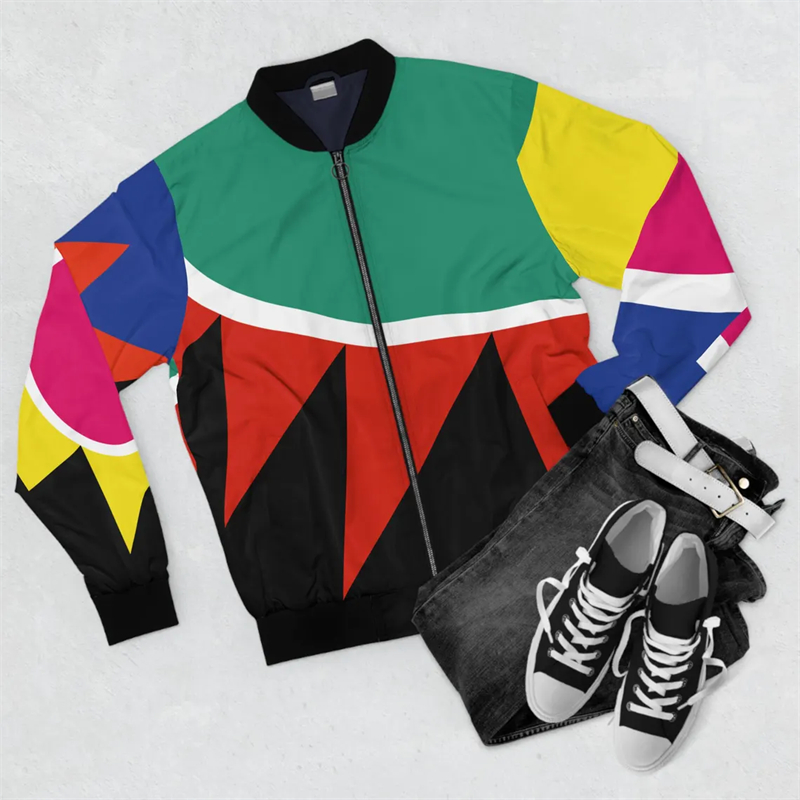 New Men's Jacket African Style – Street Fashion Graffiti recenzja i cena